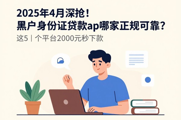 2025年4月深挖！黑户身份证贷款app哪家正规可靠？这5个平台2000元秒下款