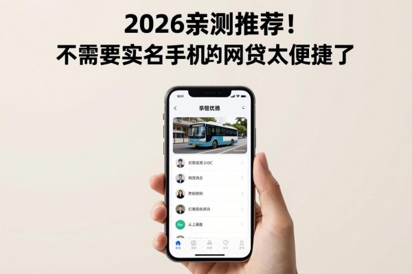 2026亲测推荐！5个超稳借钱1000的APP，不需要实名手机的网贷太便捷了