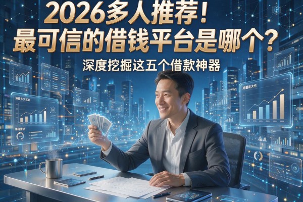 2026多人推荐！最可信的借钱平台是哪个？深度挖掘这五个借款神器