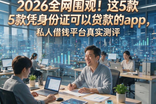 2026全网围观!这5款凭身份证可以贷款的app,私人借钱平台真实测评