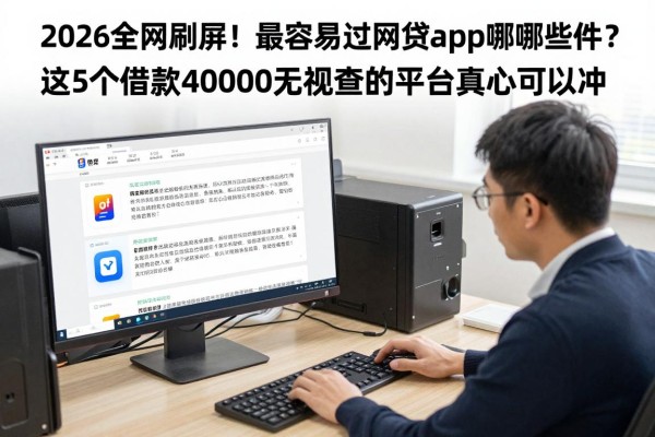 2026全网刷屏！最容易过的网贷app有哪些软件？这5个借款40000无视查的平台真心可以冲