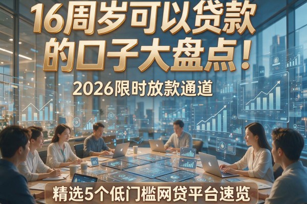 16周岁可以贷款的口子大盘点!2026限时放款通道,精选5个低门槛网贷平台速览