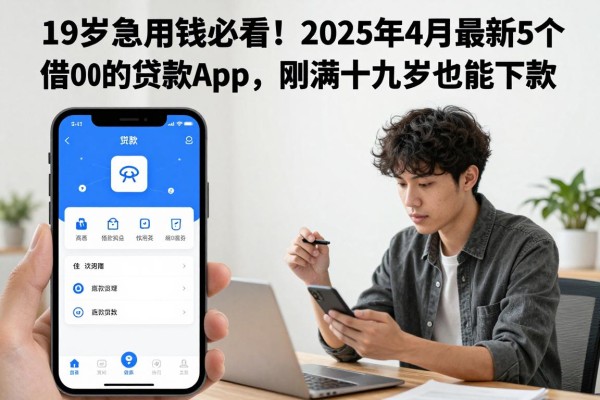 19岁急用钱必看!2025年4月最新5个能借3000的贷款app,刚满十九岁也能下款