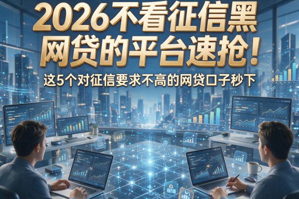 2026不看征信黑网贷的平台速抢！这5个对征信要求不高的网贷口子秒下