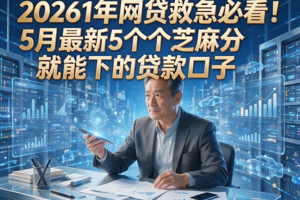 20261年网贷救急必看！5月最新5个芝麻分就能下的贷款口子