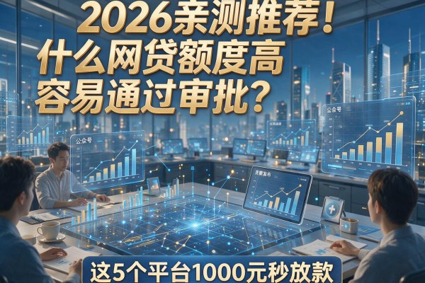 2026亲测推荐！什么网贷额度高容易通过审批？这5个平台1000元秒放款