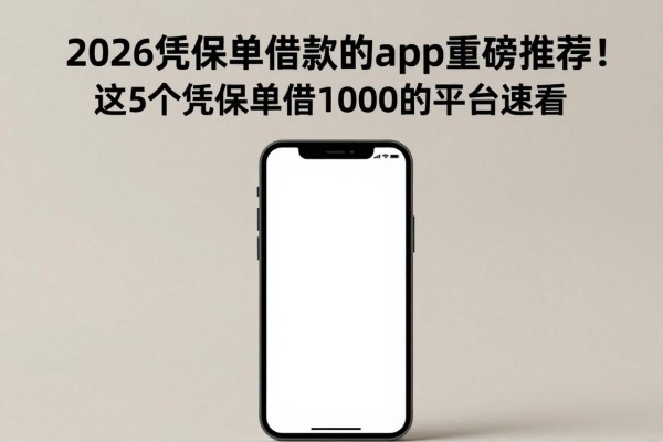 2026凭保单借款的app重磅推荐！这5个凭保单借1000的平台速看