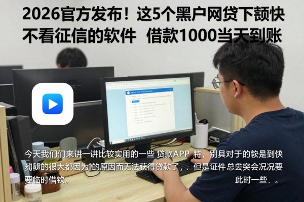 2026官方发布！这5个黑户网贷下款快不看征信的软件，借款1000当天到账
