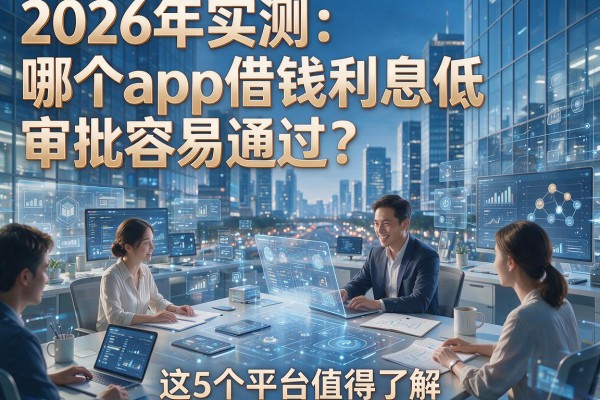 2026年实测：哪个app借钱利息低审批容易通过？这5个平台值得了解！