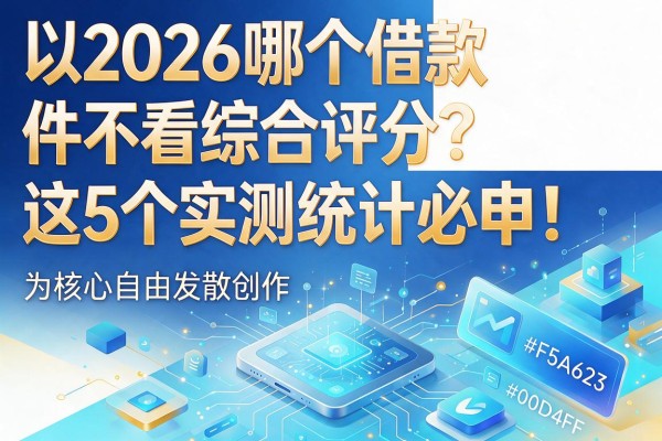 2026哪个借款软件不看综合评分?这5个实测统计必申!