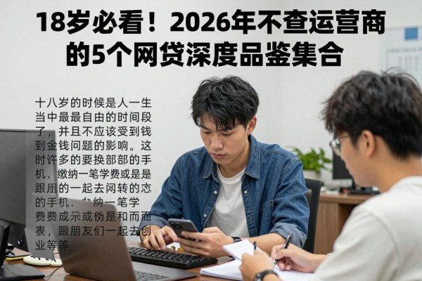 18岁必看！2026年不查运营商的5个网贷深度品鉴集合