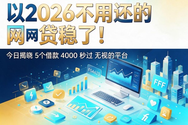 2026不用还的网贷稳了!今日揭晓5个借款4000秒过无视的平台