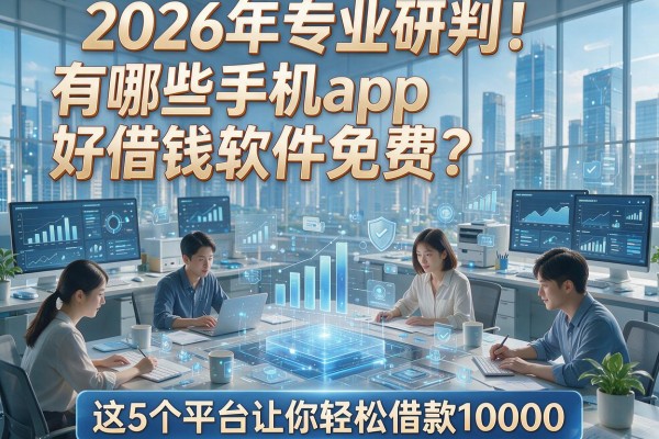 2026年专业研判！有哪些手机app好借钱软件免费？这5个平台让你轻松借款10000