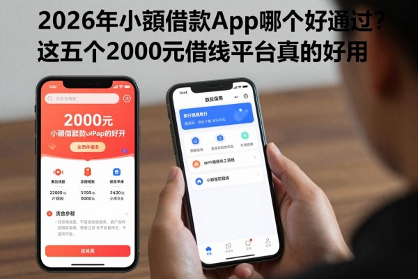 2026年小额借款app哪个好通过?这五个2000元借钱平台真的好用