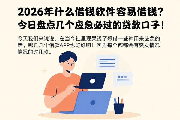 2026年什么借钱软件容易借钱?今日盘点几个应急必过的贷款口子!