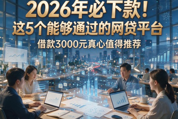 2026年必下款!这5个能够通过的网贷平台,借款3000元真心值得推荐