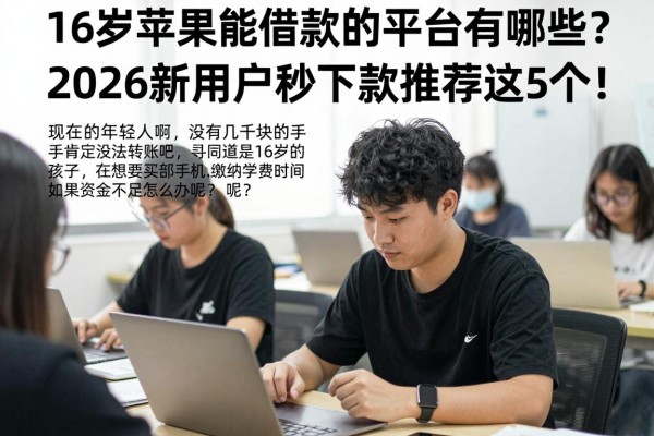 16岁苹果能借款的平台有哪些?2026新用户秒下款推荐这5个!