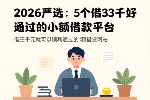 2026严选：5个借3千好通过的小额借款平台，额度要求不高轻松借10000