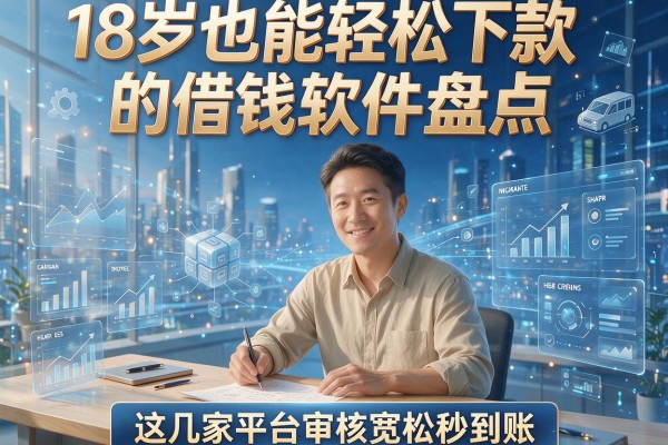 18岁也能轻松下款的借钱软件盘点,这几家平台审核宽松秒到账