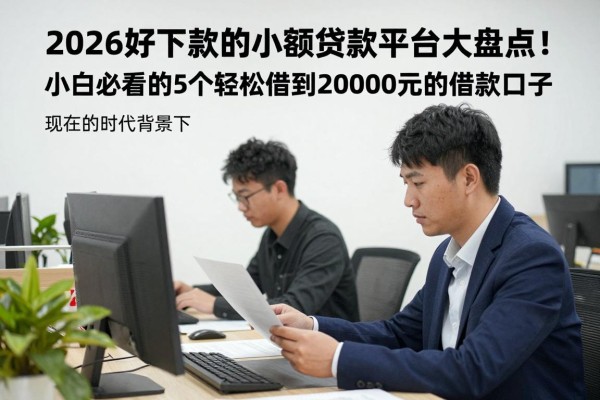 2026好下款的小额贷款平台大盘点!小白必看的5个轻松借到20000元的借款口子