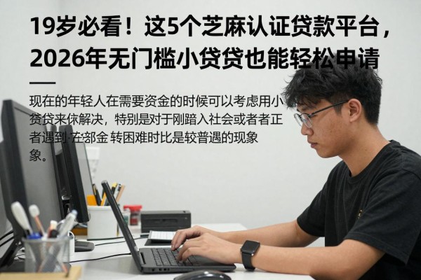 19岁必看!这5个芝麻认证贷款平台,2026年无门槛小额贷款也能轻松申请