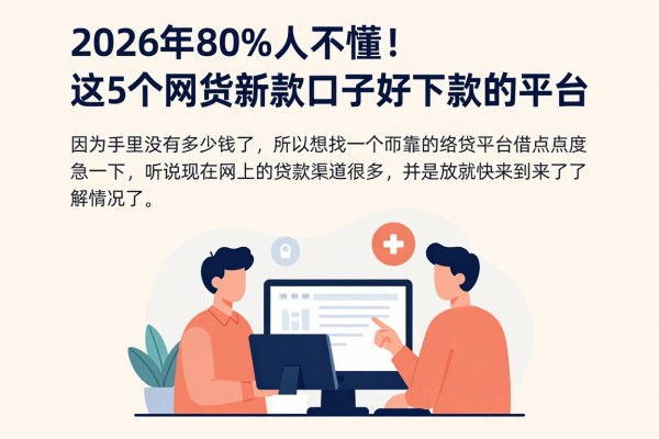 2026年80%人不懂！这5个网贷新款口子好下款的平台，急用钱速看