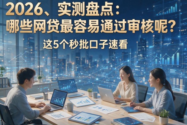 2026实测盘点:哪些网贷最容易通过审核呢?这5个秒批口子速看!