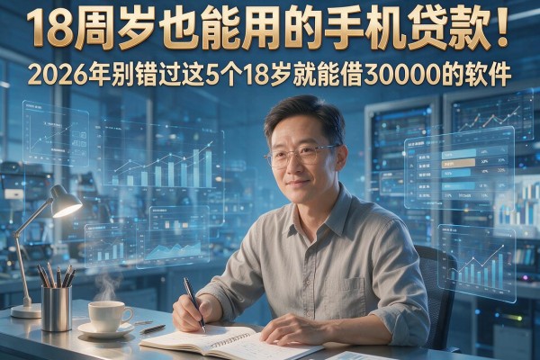 18周岁也能用的手机贷款！2026年别错过这5个18岁就能借30000的软件