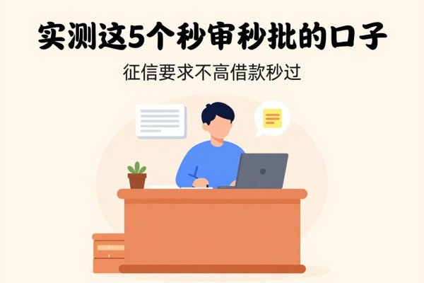 2026年必冲!实测这5个秒审秒批的口子,征信要求不高借款秒过