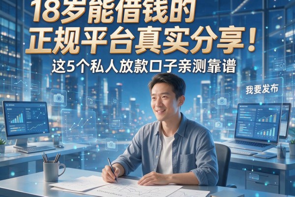18岁能借钱的正规平台真实分享!这5个私人放款口子亲测靠谱