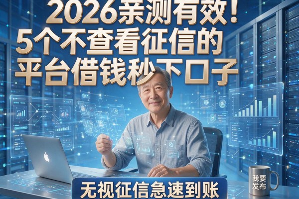2026亲测有效！5个不查看征信的平台借钱秒下口子，无视征信急速到账