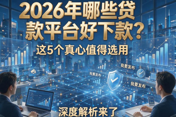 2026年哪些贷款平台好下款？这5个真心值得选用，深度解析来了！
