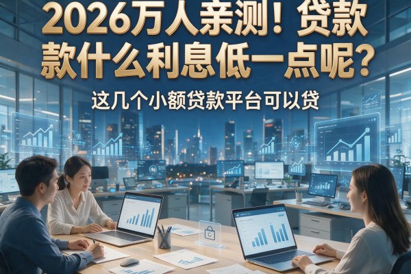 2026万人亲测！贷款什么利息低一点呢？这几个小额贷款平台可以贷