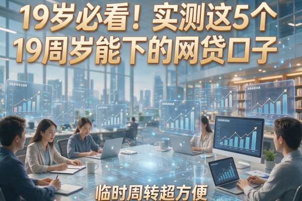 19岁必看!实测这5个19周岁能下的网贷口子,临时周转超方便