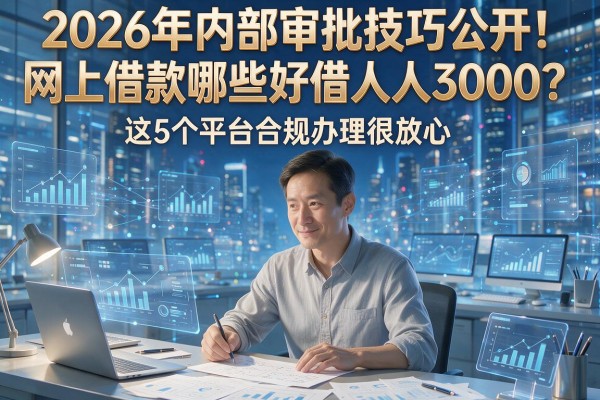 2026年内部审批技巧公开!网上借款哪些好借人人3000?这5个平台合规办理很放心