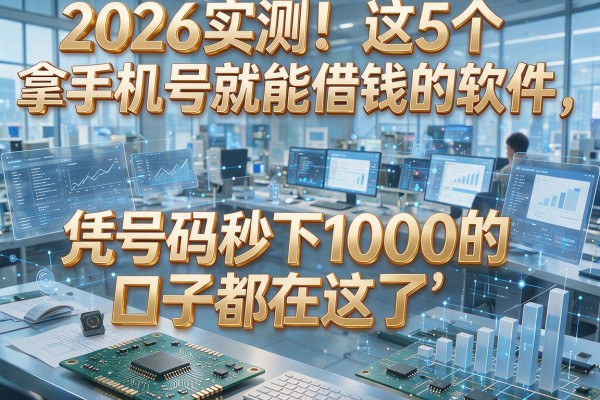 2026实测！这5个拿手机号就能借钱的软件，凭号码秒下1000的口子都在这了