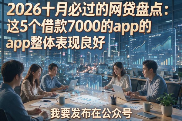2026十月必过的网贷盘点:这5个借款7000的App整体表现良好,值得收藏