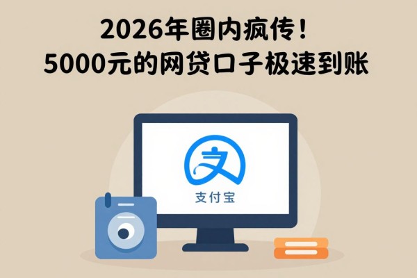 2026年圈内疯传！这5个支付宝借款口子，5000元的网贷口子极速到账