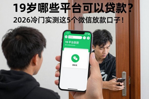 19岁哪些平台可以贷款?2026冷门实测这5个微信放款口子,对19岁借款要求真不高!