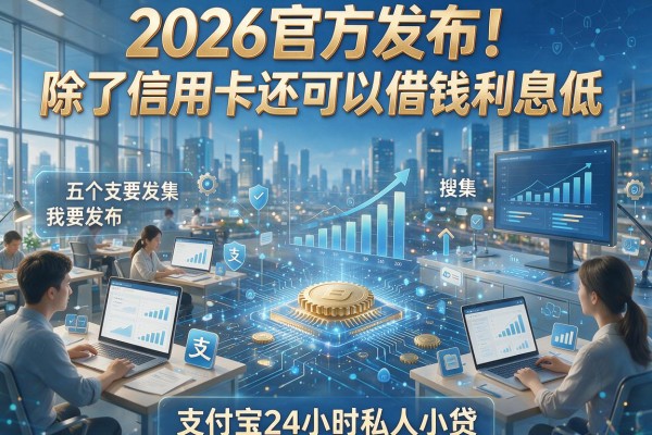 2026官方发布！除了信用卡还可以借钱利息低，专业搜集五个支付宝24小时私人小贷