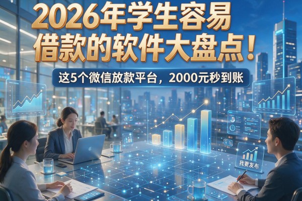 2026年学生容易借款的软件大盘点!这5个微信放款平台,2000元秒到账