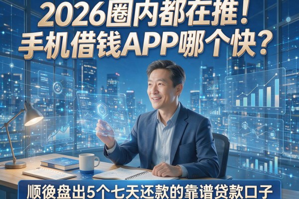 2026圈内都在推!手机借钱APP哪个快?顺便盘出5个七天还款的靠谱贷款口子