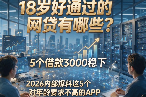 18岁好通过的网贷有哪些?2026内部爆料这5个借款3000稳下、对年龄要求不高的APP