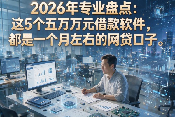 2026年专业盘点:这5个五万元借款软件,都是一个月左右的网贷口子!