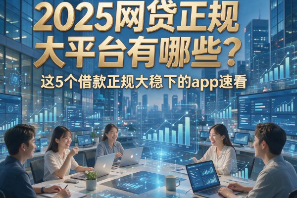 2025网贷正规大平台有哪些？这5个借款正规大稳下的app速看