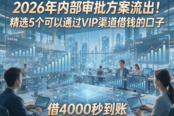 2026年内部审批方案流出!精选5个可以通过VIP渠道借钱的口子,借4000秒到账