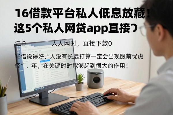 16借款平台私人低息放藏！这5个私人网贷app直接下款0