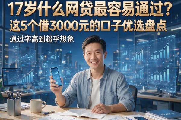 17岁什么网贷最容易通过?这5个借3000元的口子优选盘点,通过率高到超乎想象!
