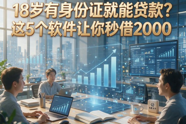 18岁有身份证就能贷款？这5个软件让你秒借2000！