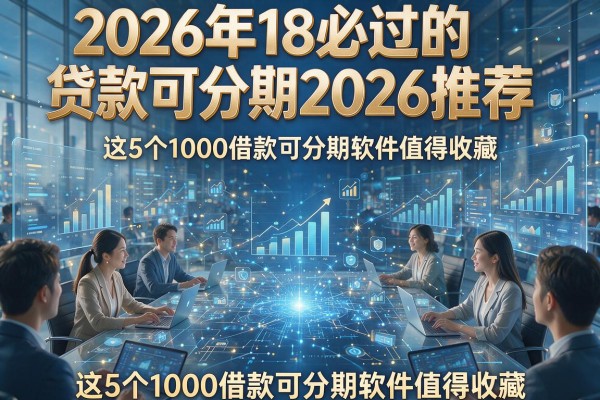 2026年18必过的贷款可分期2026推荐,这5个1000借款可分期软件值得收藏